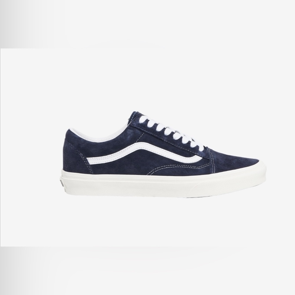 Vans Old Skool Pig Suede Unisex Sneakers -Parisian Night/White; Size 6.5 & 7.0M - Picture 8 of 11